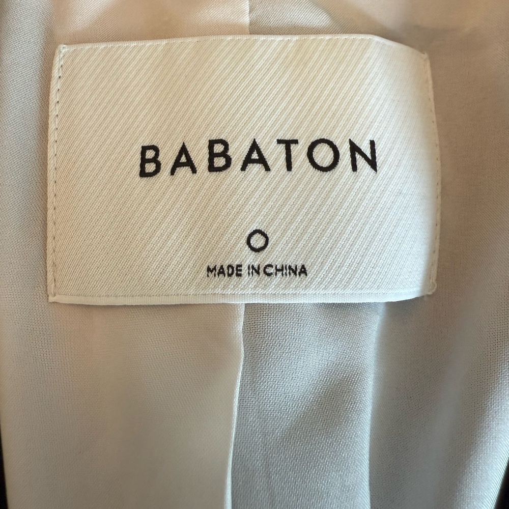 Babaton Black Open-Front Tailored Blazer NWOT size 0 - Picture 2 of 9